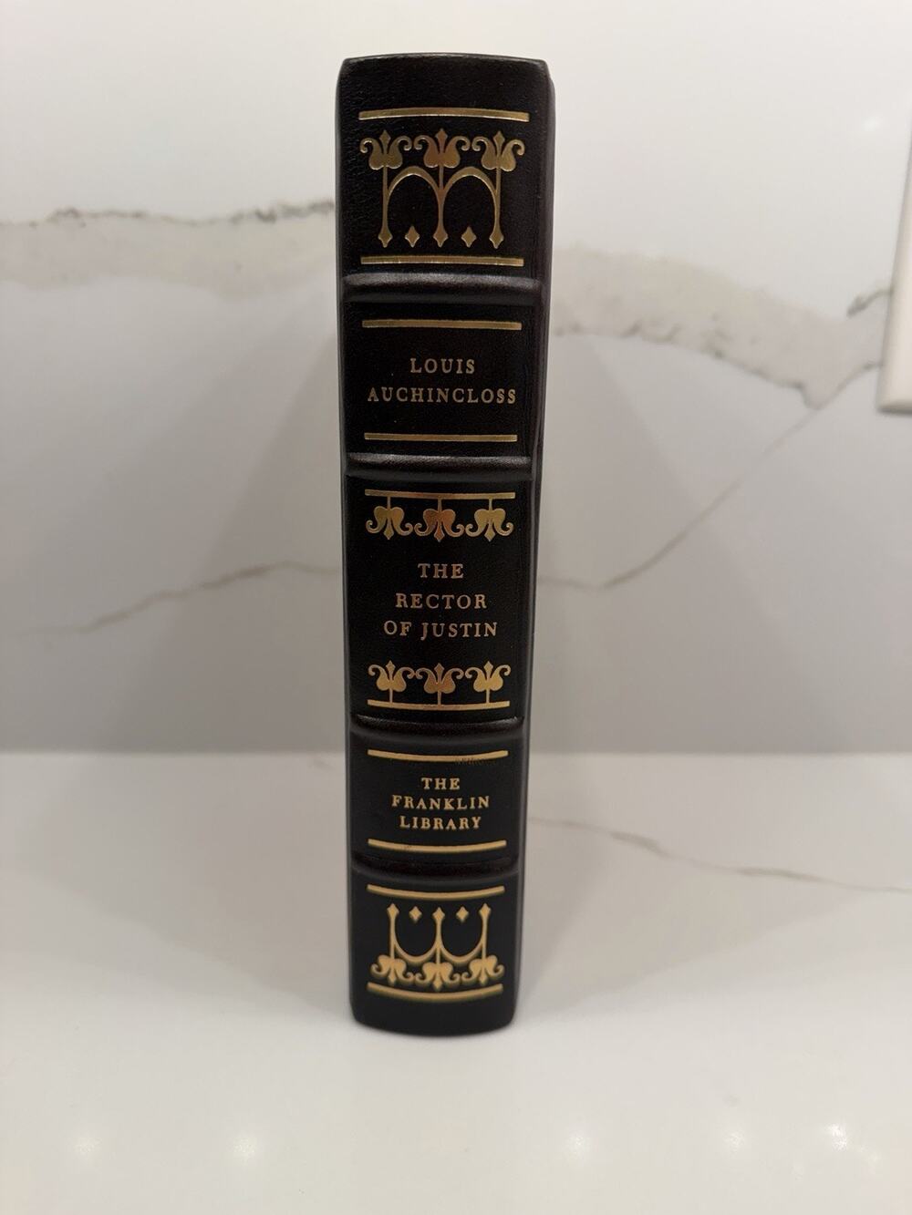 Louis Auchincloss Rector of Justin SIGNED Franklin Library 1977 Leather Limited